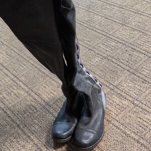 Elegant Black Over the Knee Women's Boots